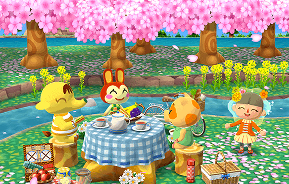 Un nuovo sbalorditivo terreno a tema primaverile è pronto per essere usato in Animal Crossing: Pocket Camp!