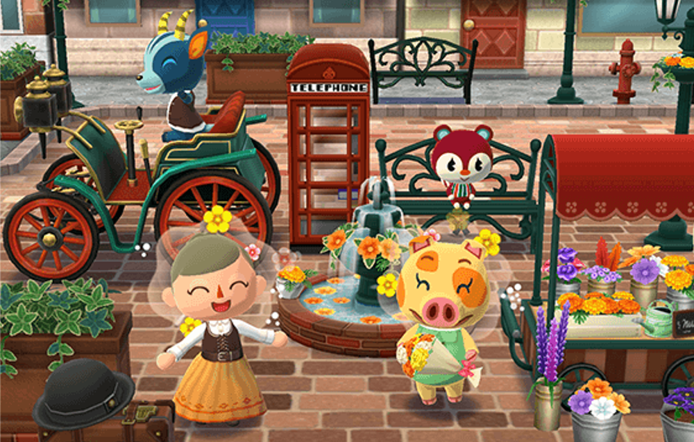 Dei nuovi elementi del terreno a tema città d’epoca sono pronti per essere usati in Animal Crossing: Pocket Camp!