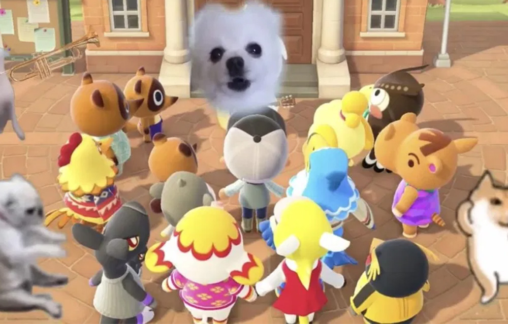Gabe the Dog “canta” K.K. Bolle Rosa su Animal Crossing: New Horizons!