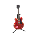 Chitarra elettrica (Rosso scuro, Grazioso)