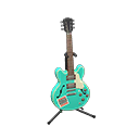 Chitarra elettrica (Verde mare smeraldo, Chic)