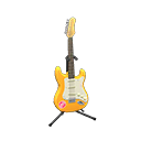 Chitarra rock (Giallo arancione, Grazioso)