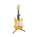 Chitarra rock (Giallo arancione, Senza)