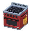 Cucina a gas (Rosso)