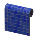 Muro piastrelle blu