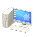 PC fisso (Bianco, Desktop)