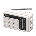 Radio portatile (Bianco)
