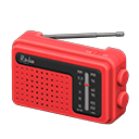Radio portatile (Rosso)