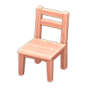 Sedia di legno (Legno rosa)