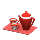 Set da tè (Rosso, Rosso)