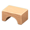 Sgabello blocchi di legno (Naturale)