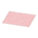 Tappetino bagno rosa