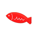 Targa da porta pesce (Rosso)