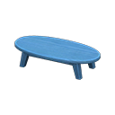 Tavolinetto di legno (Blu)