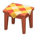 Tavolino di legno (Legno di ciliegio, Arancio)