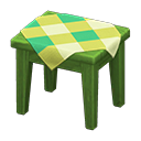Tavolino di legno (Verde, Verde)