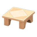 Tavolo blocchi di legno (Naturale)