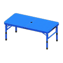 Tavolo pieghevole da picnic (Blu, Blu)