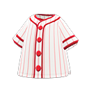 Camicia da baseball (Bianco)