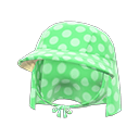 Cappello con veletta (Verde)