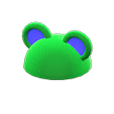 Cappello orecchie tonde (Verde)