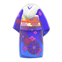 Kimono alla moda (Blu indaco)
