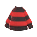 Maglione in finto mohair (Rosso)