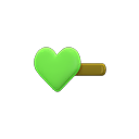 Molletta cuore (Verde)