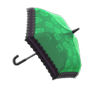 Ombrello verde chic