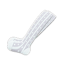 Paio di calze decorate (Bianco)