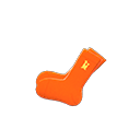 Paio di calzini con logo (Arancio)