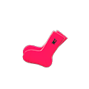 Paio di calzini con logo (Rosso)