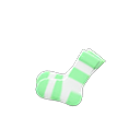 Paio di calzini di spugna (Verde)