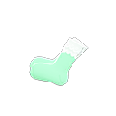 Paio di calzini merlettati (Verde)