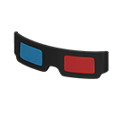 Paio di occhiali 3D (Nero)