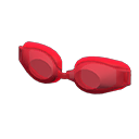 Paio di occhialini da nuoto (Rosso)