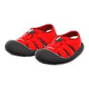 Paio di sandali sportivi (Rosso)