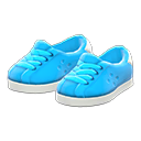 Paio di sneaker in ecopelle (Blu chiaro)