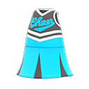 Uniforme da cheerleader (Blu chiaro)