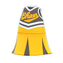 Uniforme da cheerleader (Giallo)