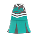 Uniforme da cheerleader (Verde)