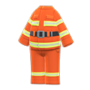 Uniforme da pompiere (Arancione fiamma)