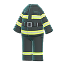 Uniforme da pompiere (Nero)