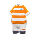 Uniforme da rugby (Arancione e bianco)
