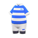 Uniforme da rugby (Blu e bianco)