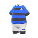 Uniforme da rugby (Blu e nero)