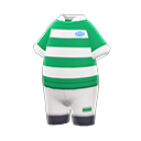 Uniforme da rugby (Verde e bianco)