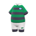 Uniforme da rugby (Verde e nero)