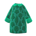 Vestito con alberelli (Verde)