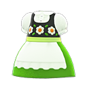 Vestito tirolese (Verde)